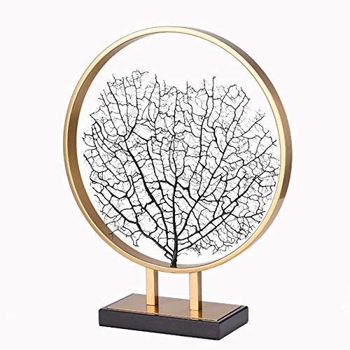 WACYDSD Lebensbaum Deko Skulptur Metall Figur Baum des Lebens Schmuckbaum Auf Metallsilber-Farbig Dekoration, Groß: 50 * 60 * 15 cm, Klein: 40 * 50 * 10 cm, Large