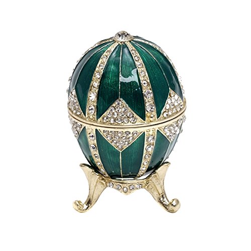 Brillibrum Design Schmuckei in Smaragdgrün Schmuckdose vergoldet Schmuckkästchen mit Schmucksteinen Schmuckschatulle