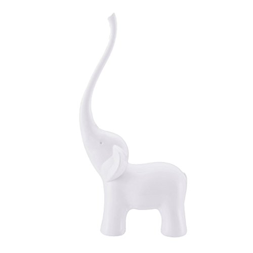 balvi Elephant Ringhalter in Form eines Elefants in weiß - Dekorativer Ringständer