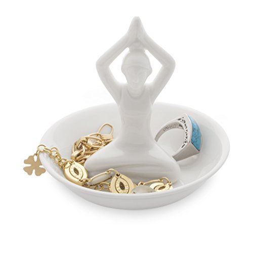 balvi Yoga Ringhalter aus Keramik mit Ablagefläche für Ringe und Schmuck